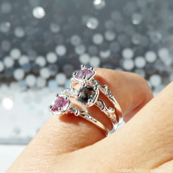 スピネル リング / Botanical Purple Spinel Ring 4枚目の画像