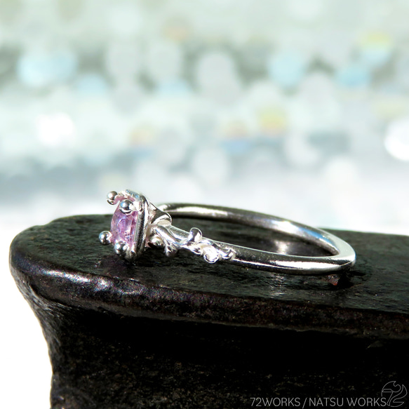 スピネル リング / Botanical Purple Spinel Ring 7枚目の画像