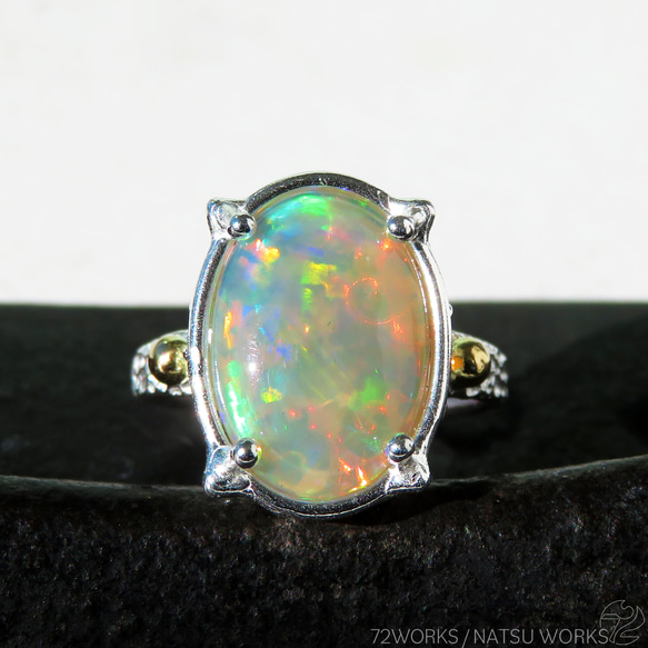 エチオピアオパール リング / Ethiopian Opal Ring 0 3枚目の画像