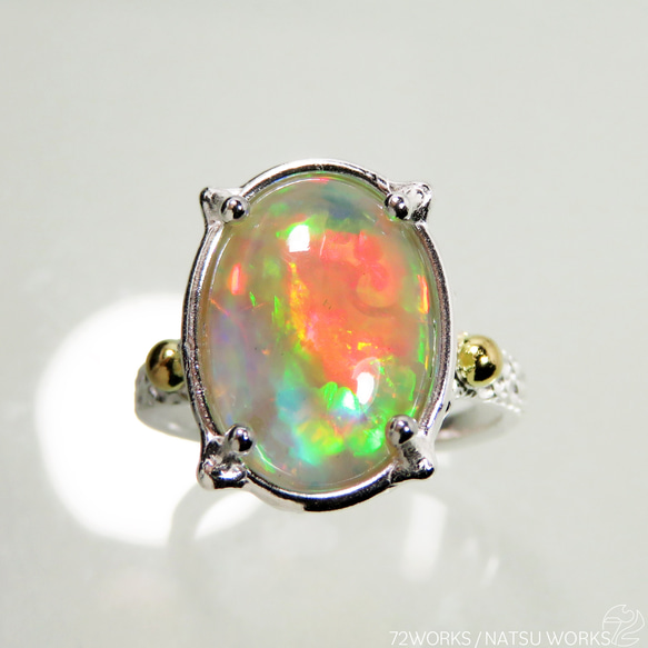 エチオピアオパール リング / Ethiopian Opal Ring 0 6枚目の画像