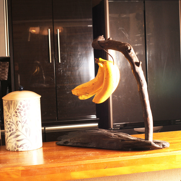 流木のバナナスタンド105035 5枚目の画像