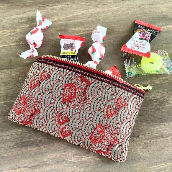 畳縁　硬幣錢包　名片夾　日式　寶船 第6張的照片