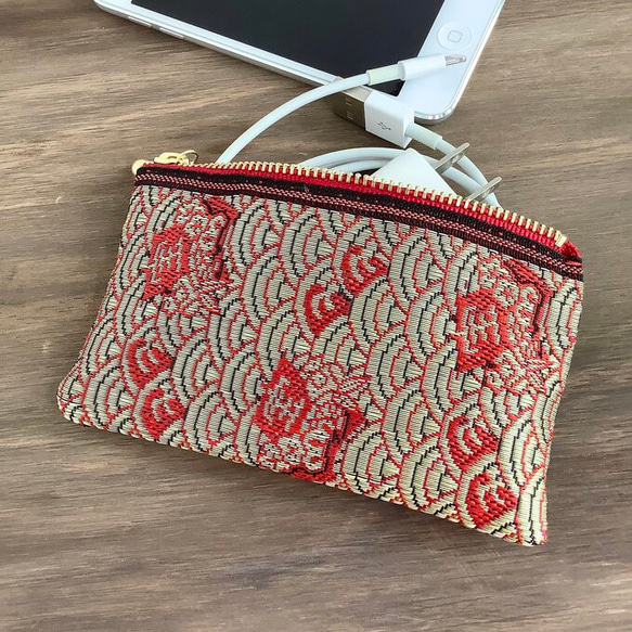 畳縁　硬幣錢包　名片夾　日式　寶船 第2張的照片