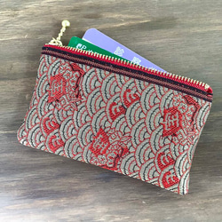 畳縁　硬幣錢包　名片夾　日式　寶船 第3張的照片