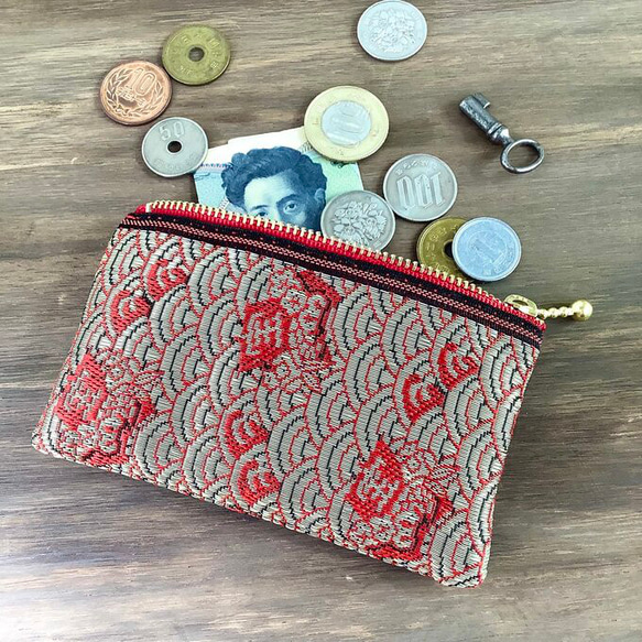 畳縁　硬幣錢包　名片夾　日式　寶船 第1張的照片