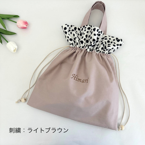 ♡ミルクティー様♡レッスンバッグ　上履き入れ　赤チェック　青チェック　オーダー 赤馬のワッペン付き】 ファミリア風 赤チェック マチあり