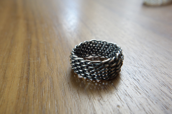 silver925 Twisted Silver Ring ワイヤーリング 7枚目の画像