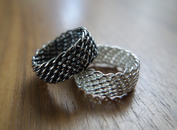 silver925 Twisted Silver Ring ワイヤーリング 1枚目の画像