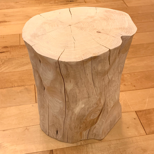 槙 丸太 スツール 希少 No.1133 【公式通販】