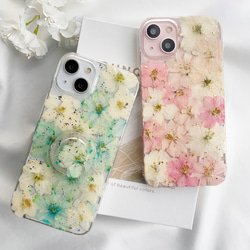 087 ♥︎送料無料♥︎ 全機種対応 水色 キラキラ スマホケース