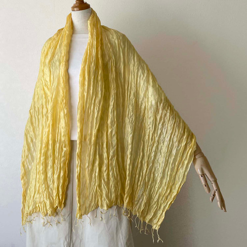 タイシルク　手織　アンティーク　ショール タイシルク手織アンティークショール