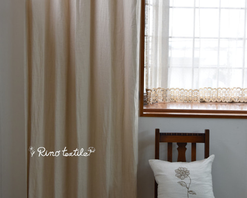リネン 【リノ ビスキュイ】を使った マルチカバー／カーテン
