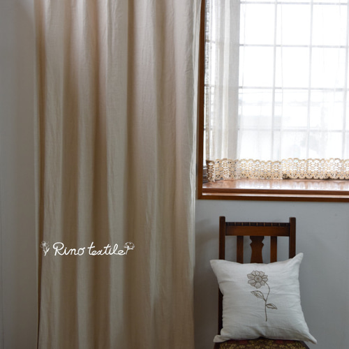 リネン 【リノ ビスキュイ】を使った マルチカバー／カーテン