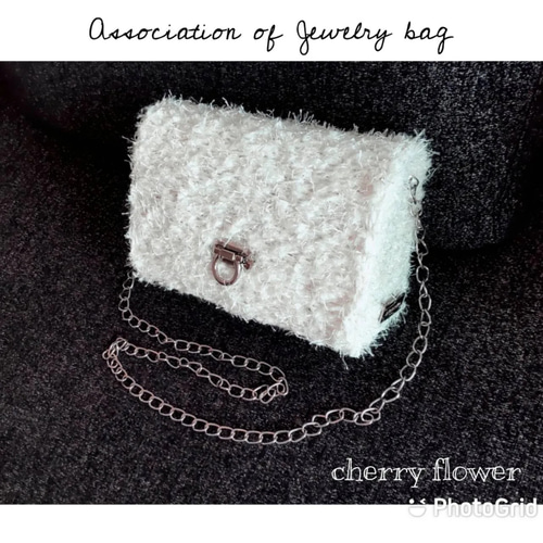 CHANELツイード風 バッグ ハンドバッグ cherry flower 通販 CHANELツイード風 バッグ ハンドバッグ cherry flower 通販