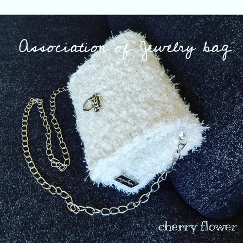 CHANELツイード風 バッグ ハンドバッグ cherry flower 通販 15526034