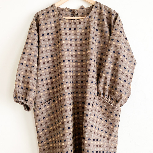 【たけい様ご予約品】ハンドメイド　割烹着 たけい様ご予約品】ハンドメイド 割烹着