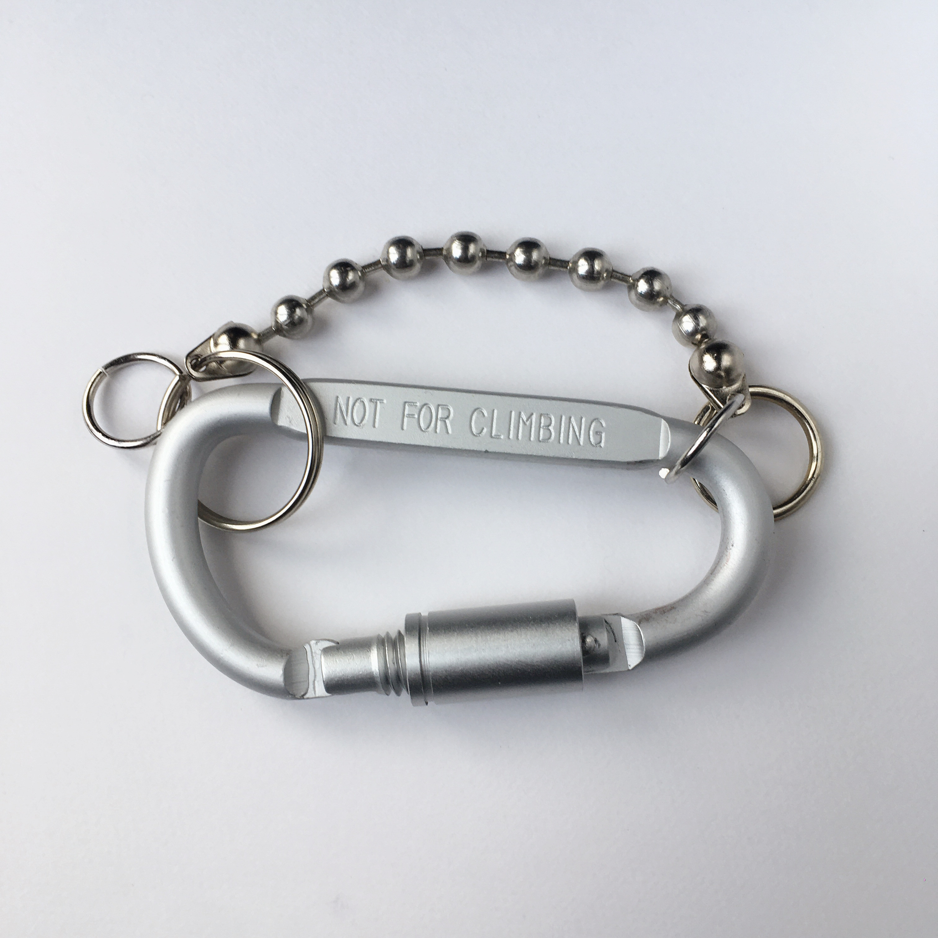 シルバー925 カラビナ CHIPIÉ シピ ×レショップ D-Rings