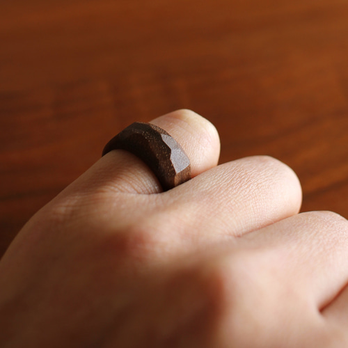 レザーリング 全8色 《受注生産》手縫い 指輪・リング 革小物 ng