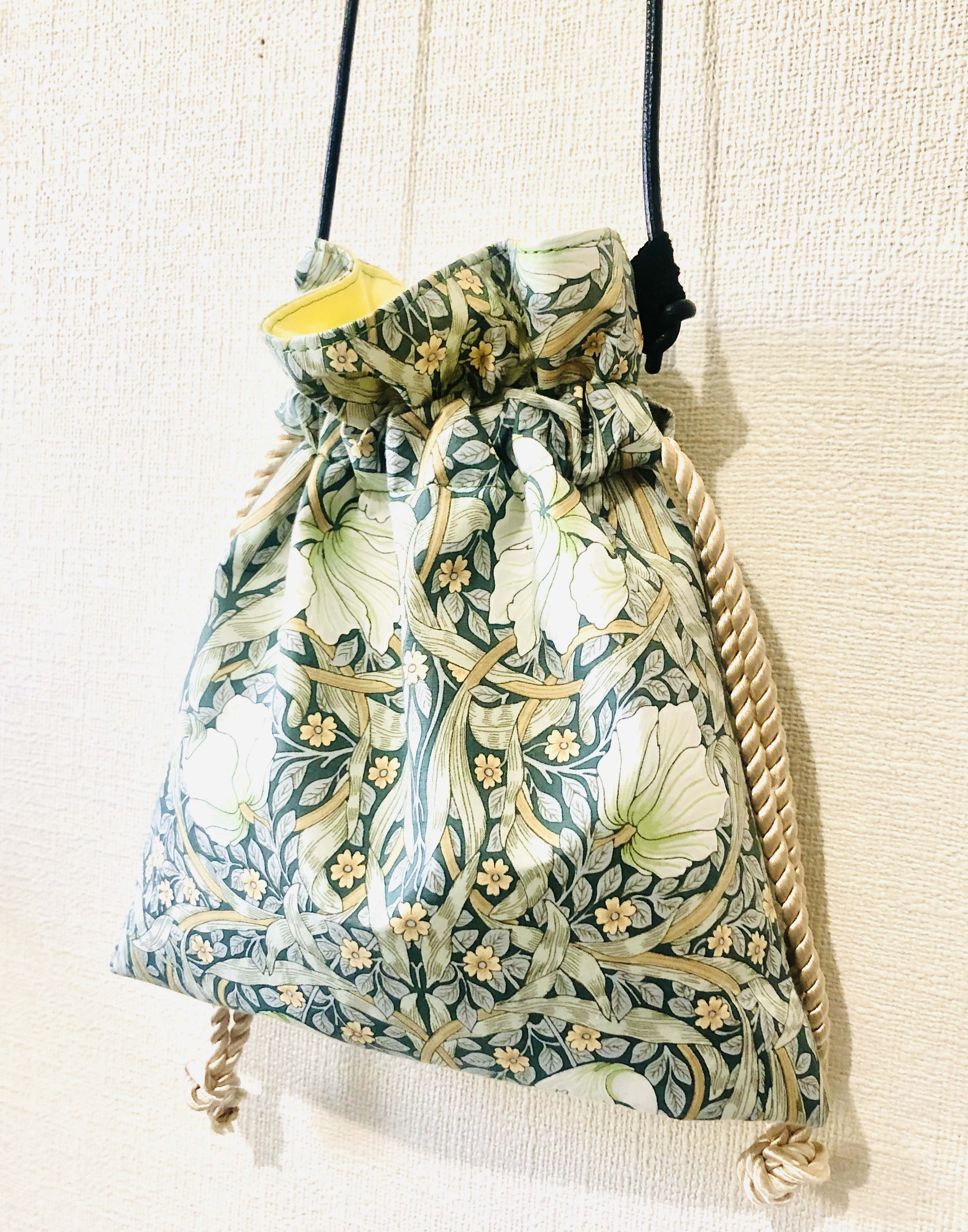 ミナペルホネン巾着サブバッグ♪ （ミナペルホネン ハンドメイド
