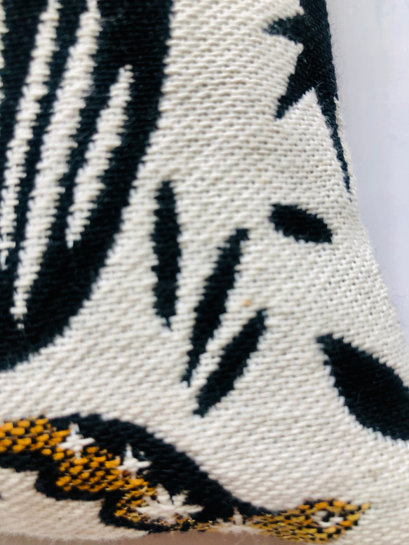 【再販】フランスジャガード　巾着ポシェットMYSTIC 11枚目の画像