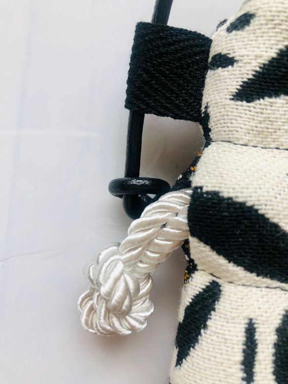 【再販】フランスジャガード　巾着ポシェットMYSTIC 14枚目の画像
