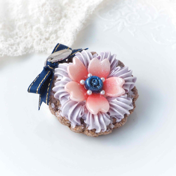 桜の藍苺クリームタルト 3枚目の画像