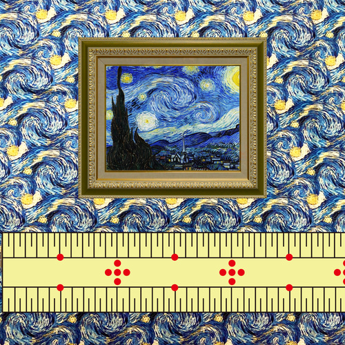 カットクロス】 ゴッホ風景画 4柄セット《商用利用可》ツイル