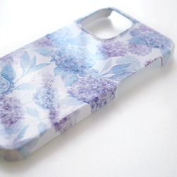 紫陽花のスマホケース iPhone/Android 3枚目の画像