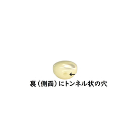 高瀬貝 貝ボタン 小さなコロコロした 可愛い裏穴ボタン シェルビーズ  10個 送料無料 SH-2584 5枚目の画像