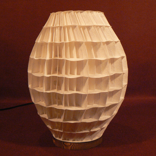 和紙の手作りランプシェード 美濃和紙使用 [淡] 1-1 どこにもない癒し