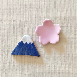 《少し訳あり品・送料無料》陶の箸置き【さんかく富士山(青)】 12枚目の画像