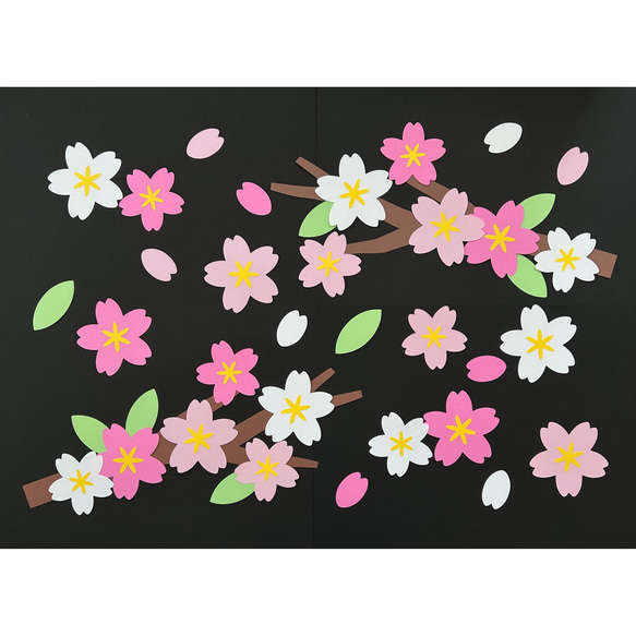 桜の花 切り絵　アクリル インテリア装飾 桜の花 切り絵 アクリル インテリア装飾