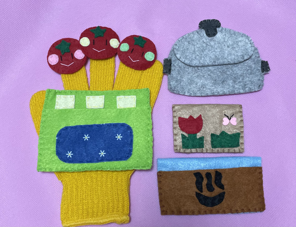 手袋シアター とんとんトマトちゃん おもちゃ・人形 空ちゃん 通販