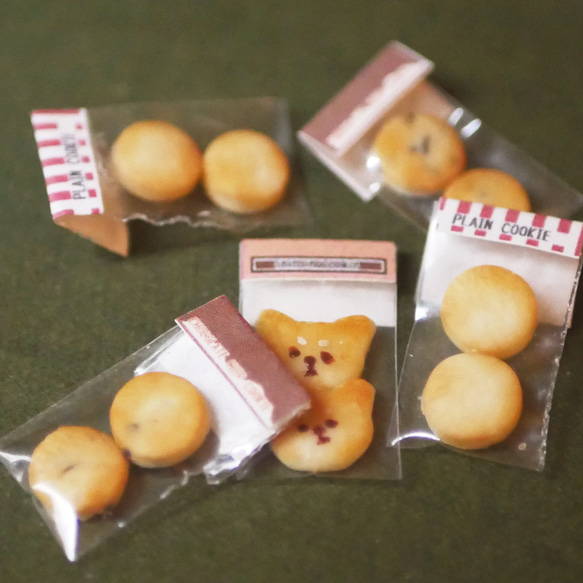ミニチュアお店から買ってきた袋入クッキー その他インテリア雑貨 