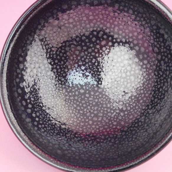 ◆商品編號 10394 有手天目（黑） 陶瓷豆沙酒杯 第6張的照片