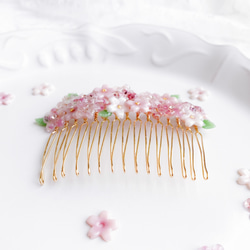 花曇桜＊さくらとスワロのヘアコーム 6枚目の画像