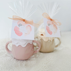 【セット】3way cup × くまさんストラップ　シリコンスナックカップ　ストローマグ　くまさん　出産祝い 20枚目の画像