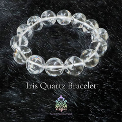 ＊ILII＊パープルマイカ　アイリスローズクォーツ　水晶　ブレスレット パープルマイカ ブレスレット 11-11.5mm #NK124 - プレミアム