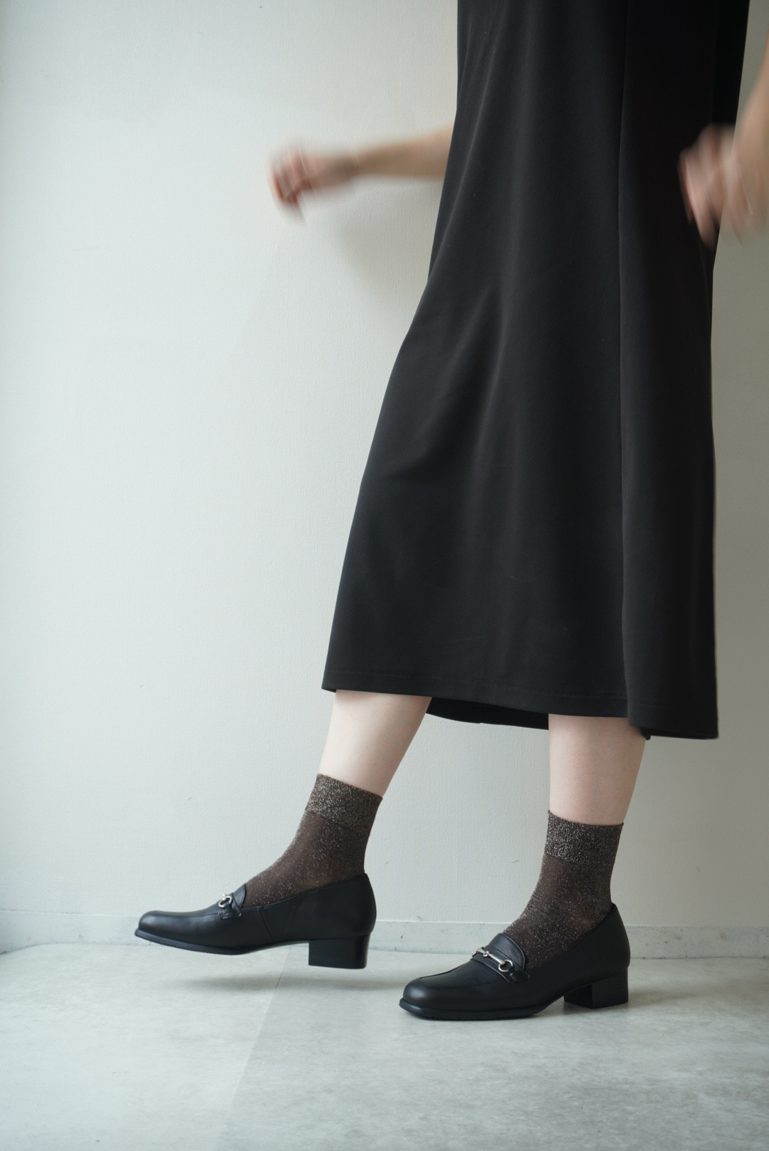 シルエット自慢のシンプルビットローファー★z556　21.5～25.5