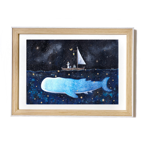 注目の 選ぶなら 海の旅へ」板絵テンペラ画 美術品・アンティーク 絵画
