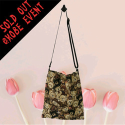 ビギナークリエイター価格】ゴブラン織のクマちゃんショルダーバッグ