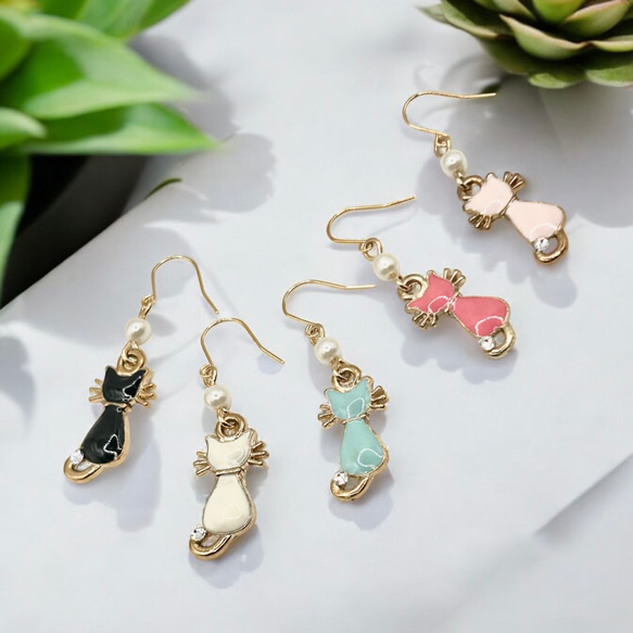 ちびにゃんこピアス ちびにゃんこピアス ちびにゃんこピアス