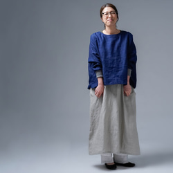 [wafu] 你需要的是時尚的番長！ Shin Tablier 裙子 / 亞麻色 a038f-amn2 第11張的照片