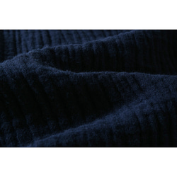 綿麻長袖トップス　柔らかい綿麻シャツ　レトロ　武術服　太極拳服　ノットボタン　ネイビー　L151NV 10枚目の画像