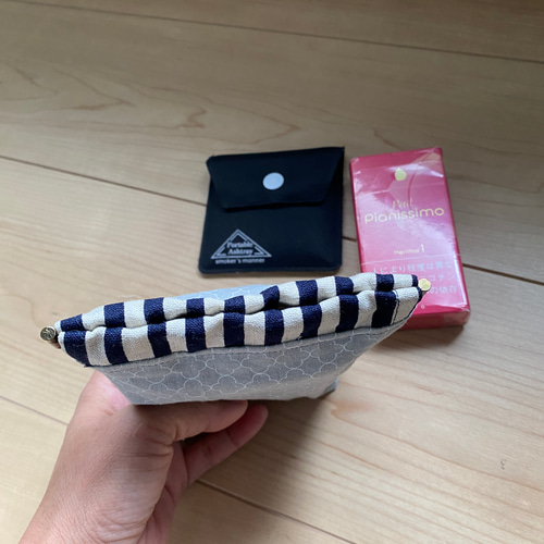 受注製作】携帯灰皿も入る モロッカン 12cmバネポーチ コンパクト