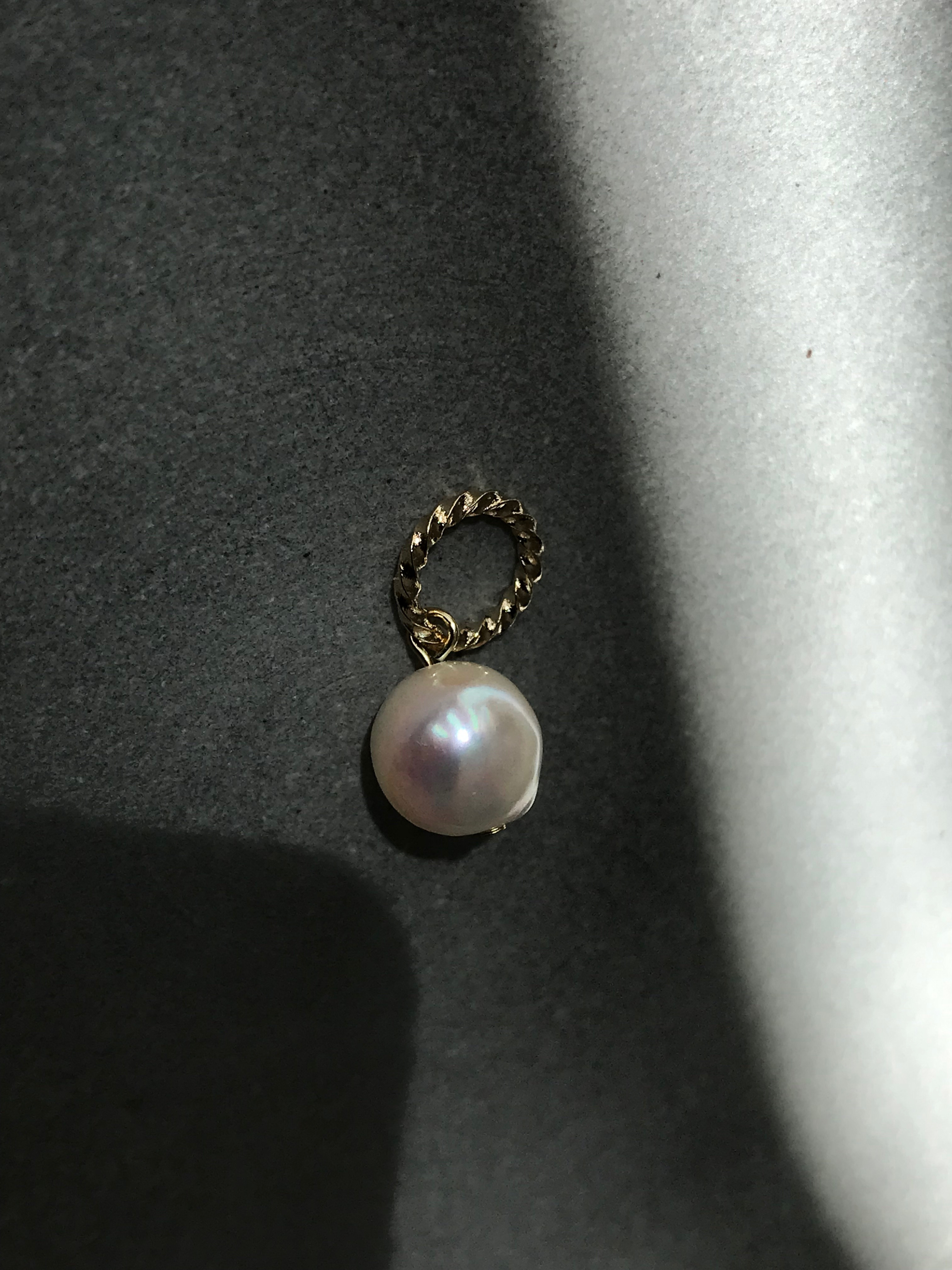 宇和島産あこや真珠♚ペンダントトップ