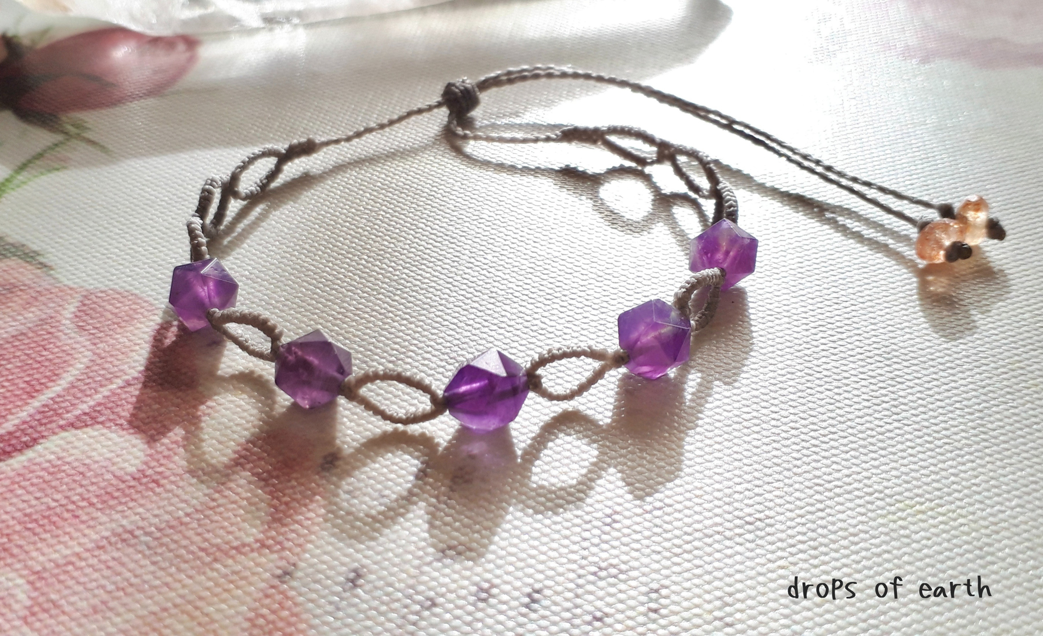 アメジストブレスレット☆