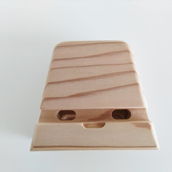 木製スマホ/タブレットスタンド スピーカー 3枚目の画像