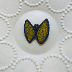 商談中11-6 ハンドメイド ブローチアクセサリー ミナペルホネン生地使用 今日は、ミナペルホネンの生地を使ってブローチを製作しました