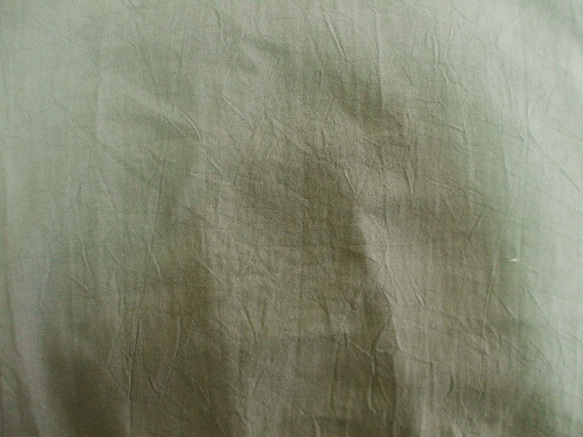薄いグレー色 シワ加工生地 股上深めダボダボパンツ　Ｍ～ＬＬサイズ　綿１００％　受注生産 6枚目の画像